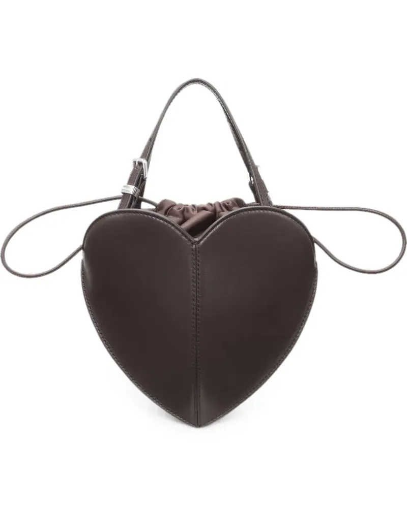 ROTATE Birger Christensen Heart Tasche aus Leder - Braun Braun