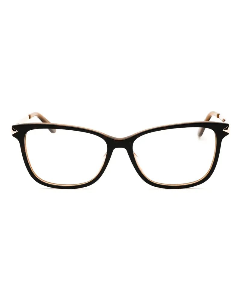 Guess Brille mit eckigem Gestell - Braun Braun