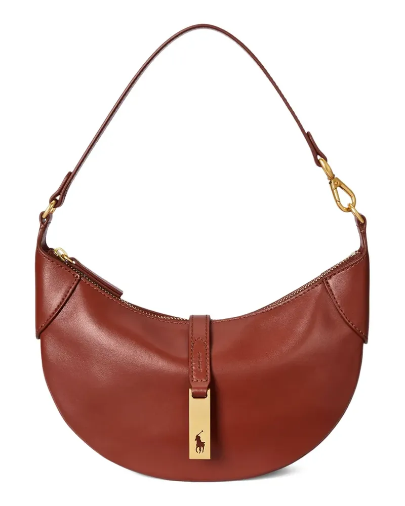 Ralph Lauren Schultertasche aus Leder - Rot Rot