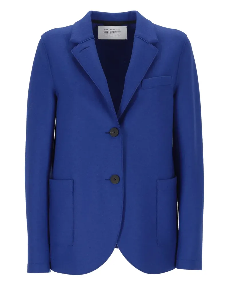 Harris Wharf London Sakko mit aufgesetzten Taschen - Blau Blau