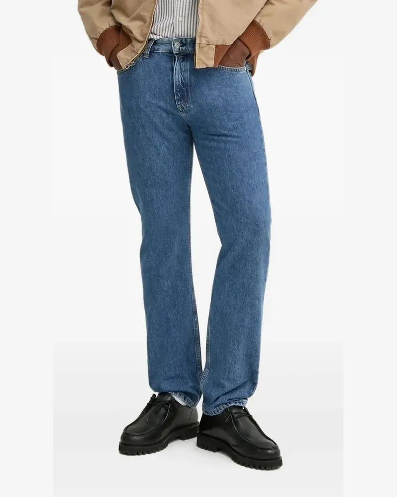 Marc O'Polo Jeans mit Logo-Patch - Blau Blau