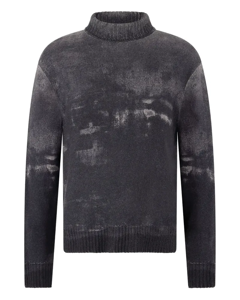 Roberto Cavalli Pullover mit Rollkragen - Schwarz Schwarz