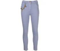 Jeans mit Anhänger - Blau
