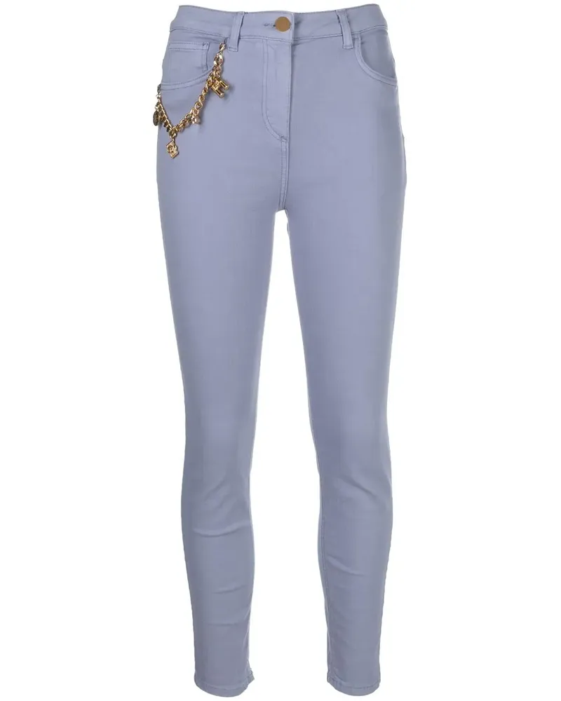 Elisabetta Franchi Jeans mit Anhänger - Blau Blau