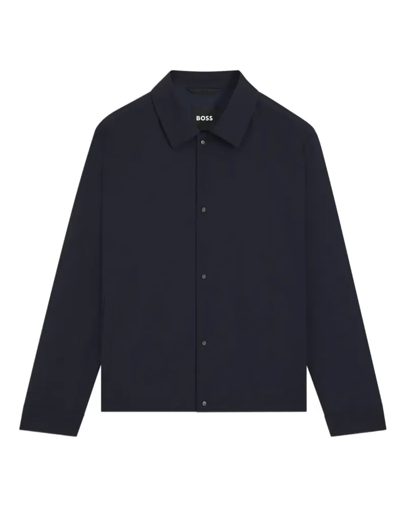 HUGO BOSS buttoned long-sleeve shirt - Blau Blau
