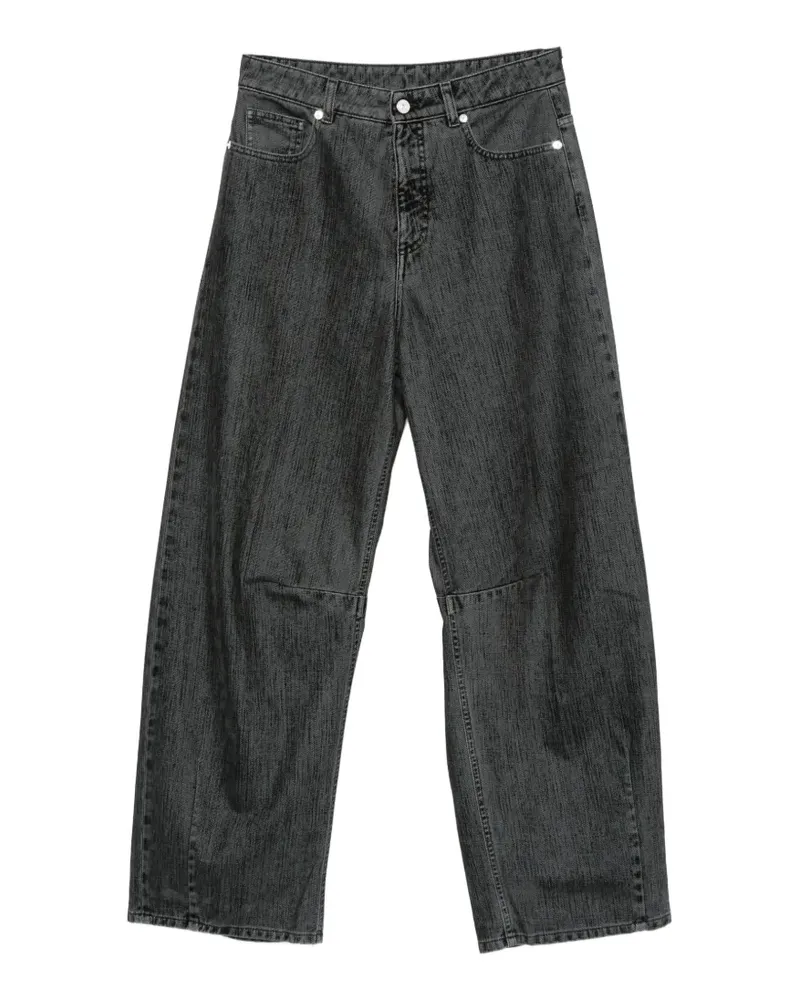 nine:inthe:morning Sofy Ergonomic wide-leg jeans - Schwarz Schwarz