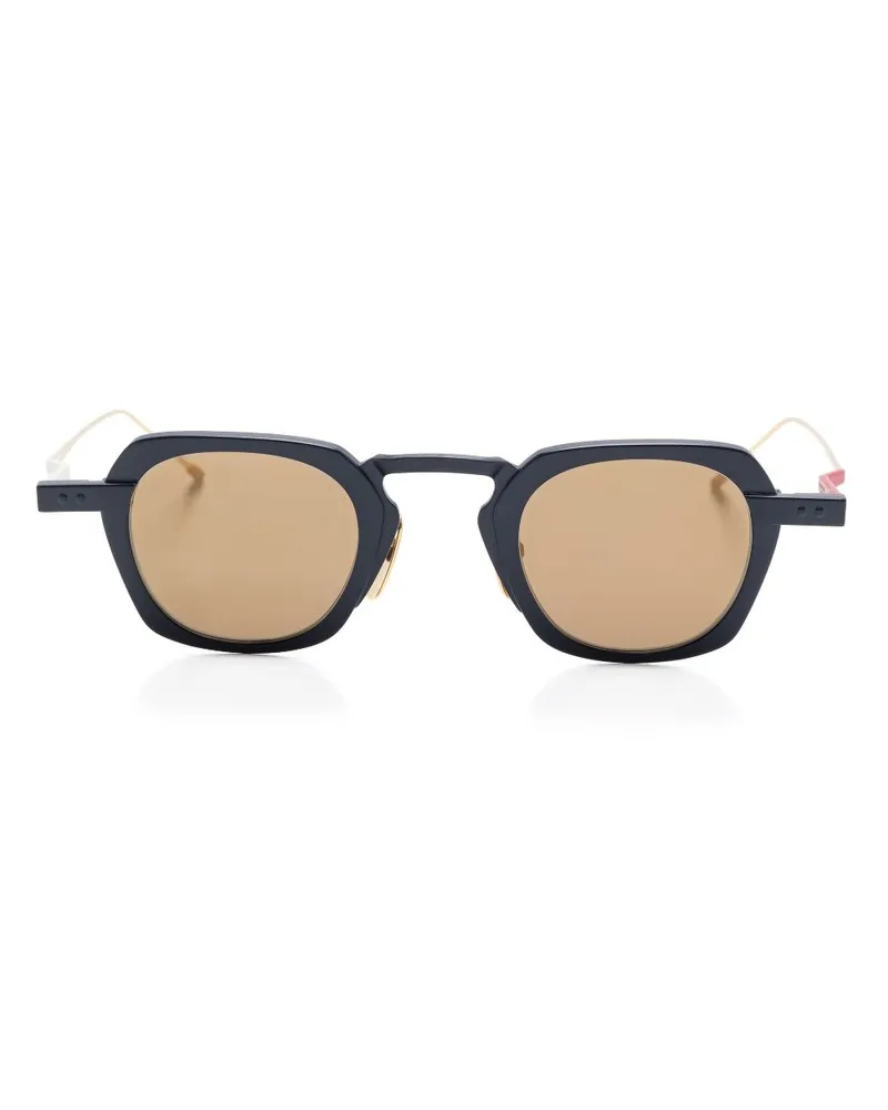 Thom Browne Sonnenbrille in Colour-Block-Optik - Blau Blau
