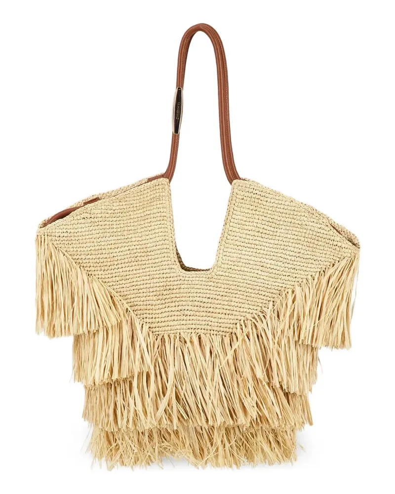 Zimmermann Goldentime Tote Bag - Nude Nude