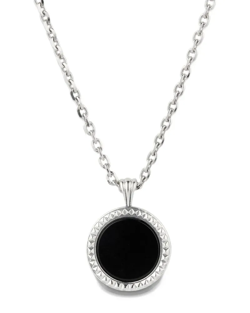 Emanuele Bicocchi pyramid amulet necklace - Silber Silber
