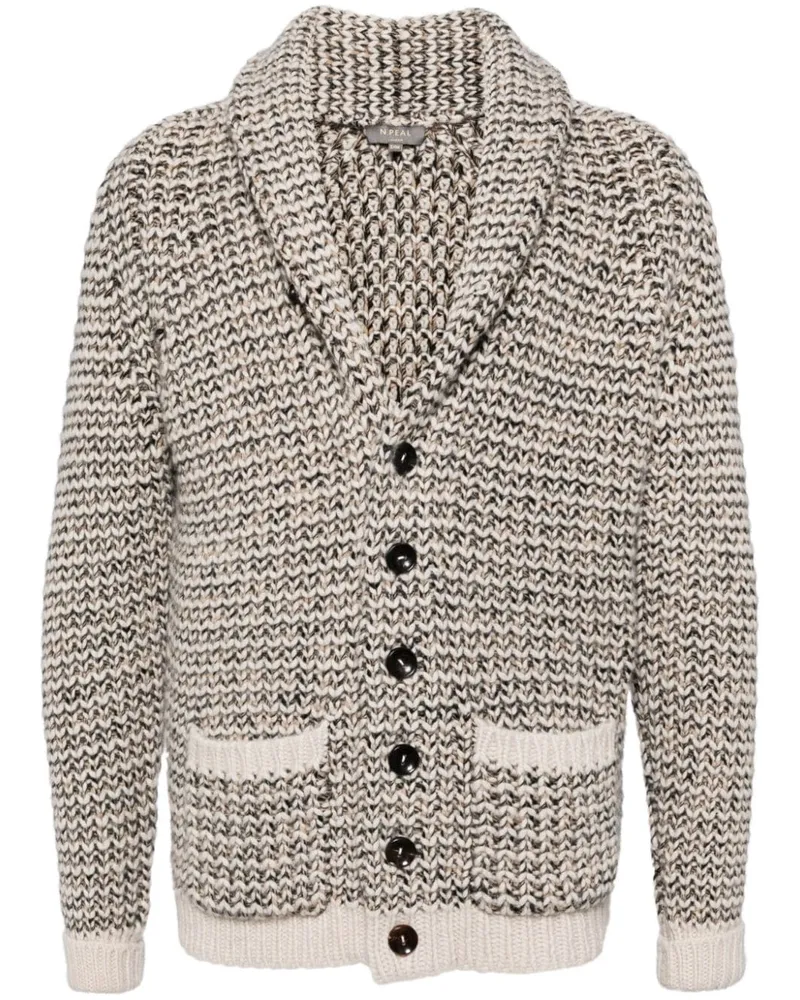 N.Peal Kensington Cardigan - Nude Nude