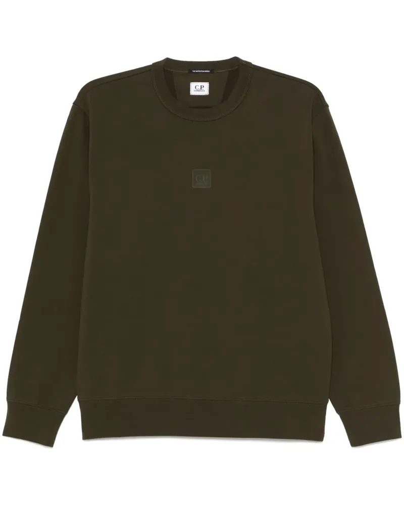 C.P. Company T-Shirt mit Logo-Patch - Grün Grün