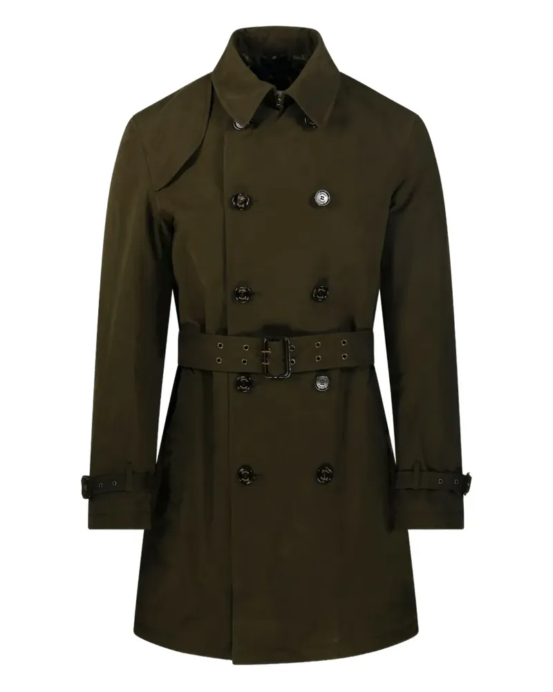 Sealup double-breasted belted coat - Grün Grün
