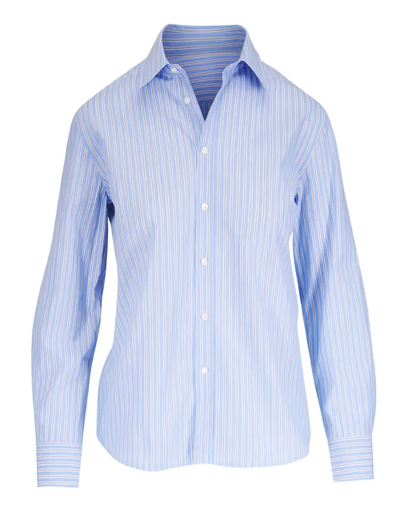 Nili Lotan Raphael vertical-stripe shirt - Blau Blau