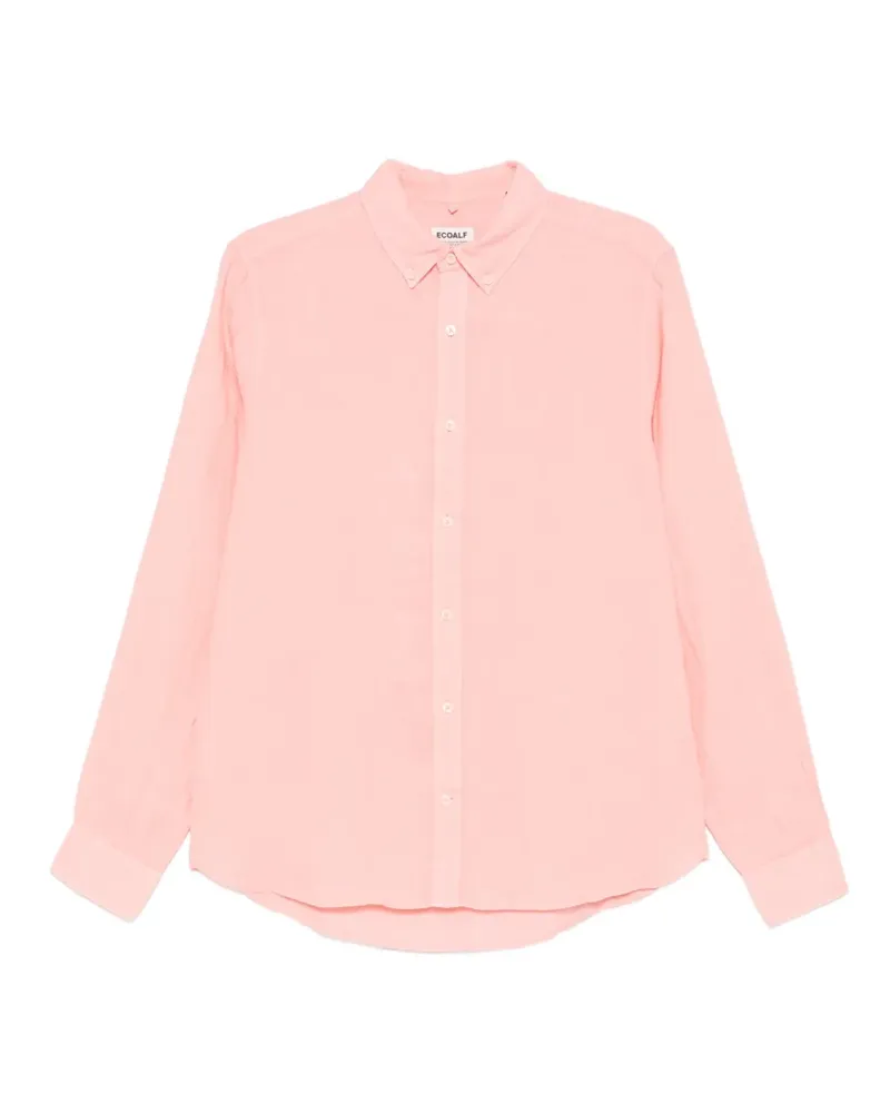 ECOALF Malibu Button-down-Leinenhemd - Rosa Rosa