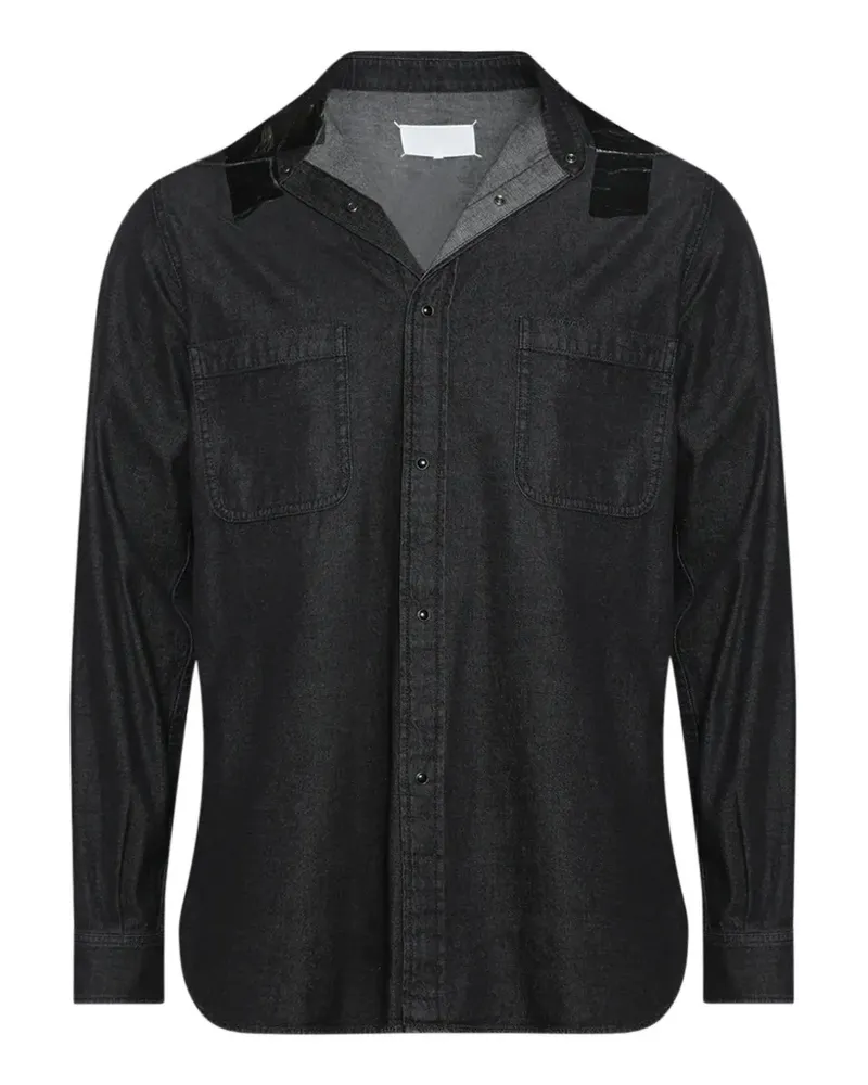 Maison Margiela patch-pocket shirt - Schwarz Schwarz