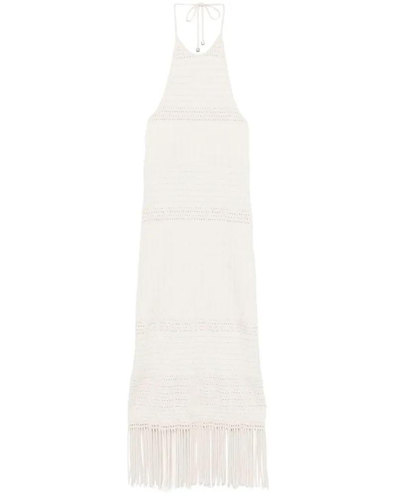 Nanushka Texturiertes Midikleid - Nude Nude