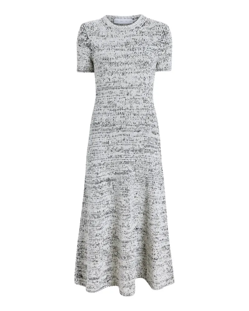Proenza Schouler Kurzärmeliges Strick-Midikleid - Grau Grau