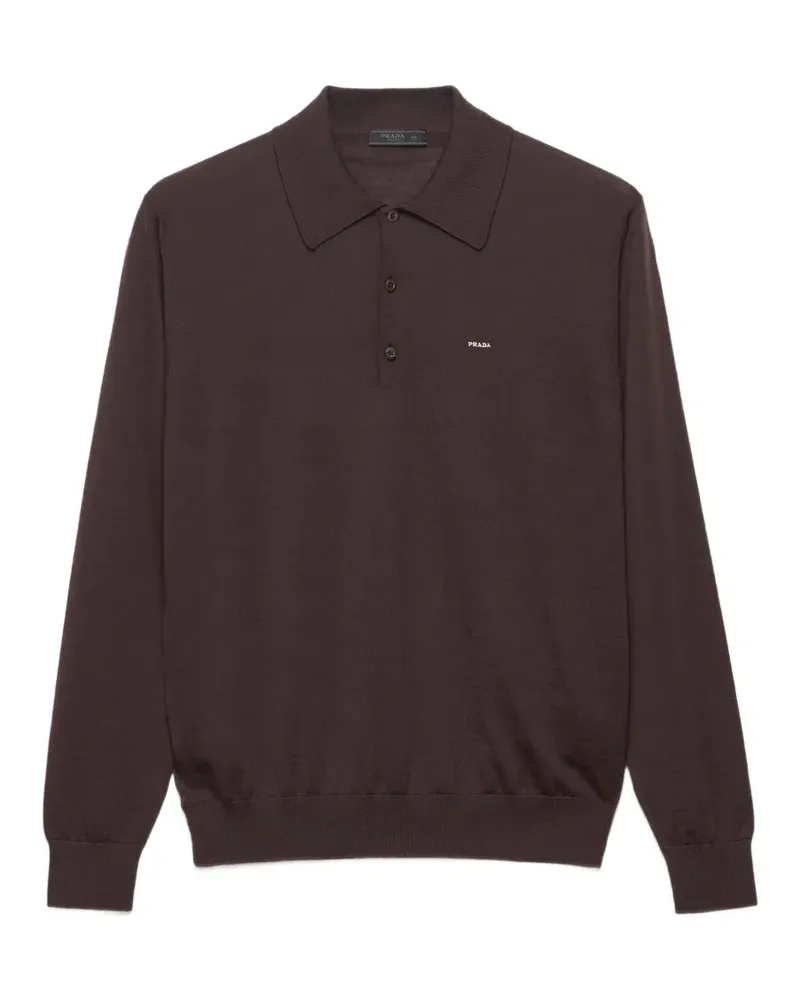 Prada Langärmeliger Pullover - Braun Braun