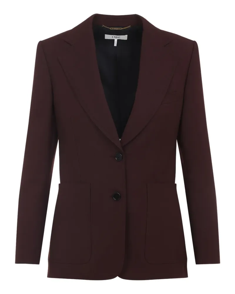 Chloé pocket button blazer - Violett Violett
