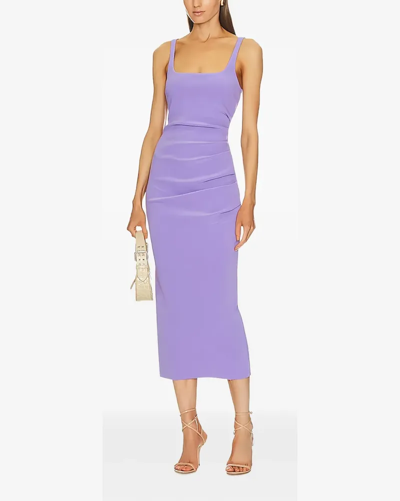 bec & bridge Midikleid mit Raffungen - Violett Violett