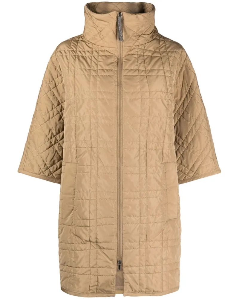 Fabiana Filippi Gesteppter Oversized-Mantel - Braun Braun