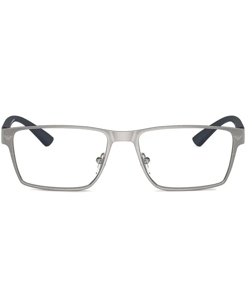 Emporio Armani Brille mit eckigem Gestell - Grau Grau