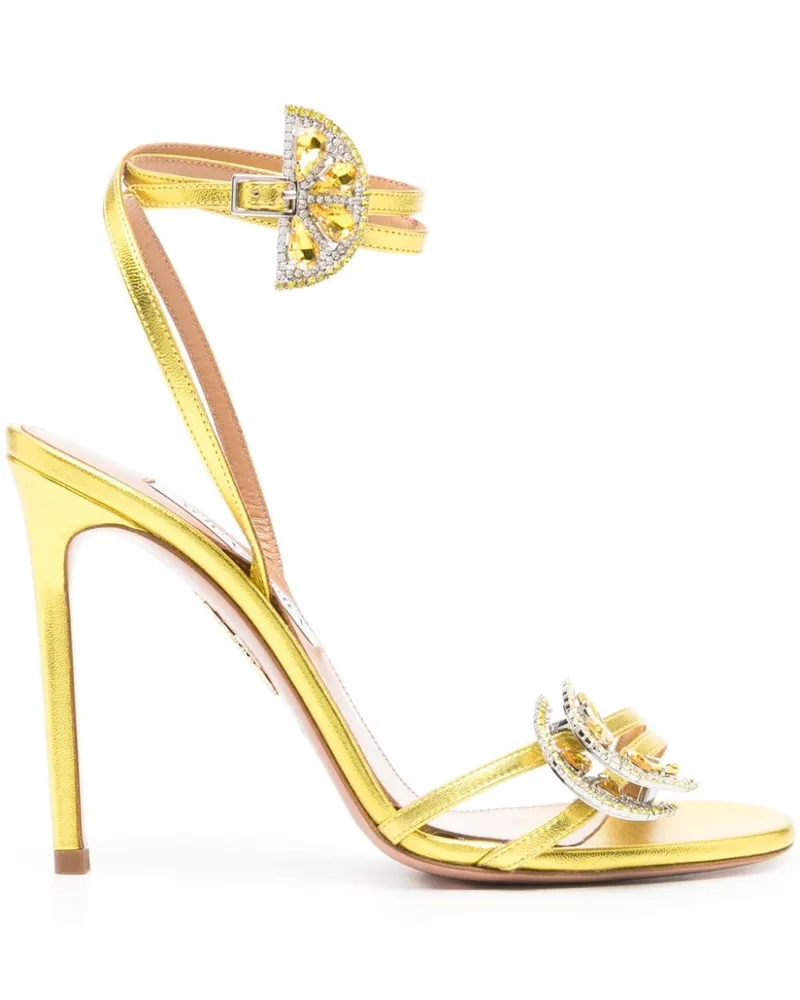 Aquazzura Gin Tonic Sandalen 15mm - Gelb Gelb