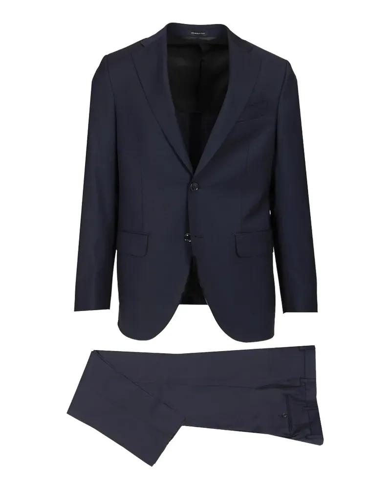 Al Duca D’Aosta 1902 Zelander single-breasted suit - Blau Blau