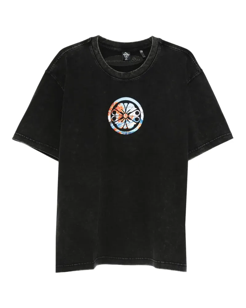 Moose Knuckles T-Shirt mit grafischem Print - Schwarz Schwarz