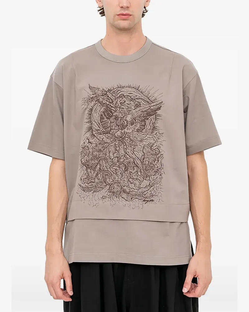 SONGZIO Ghost Fold T-shirt - Nude Nude