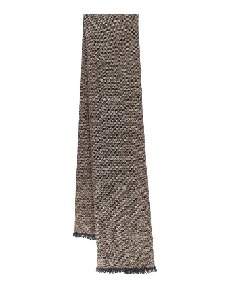 Brunello Cucinelli Schal mit Kaschmiranteil - Braun Braun
