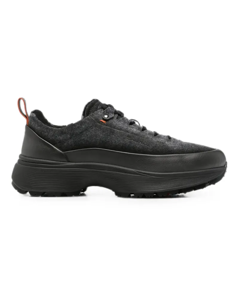 Santoni Bounce Socks Sneakers mit Einsätzen - Grau Grau