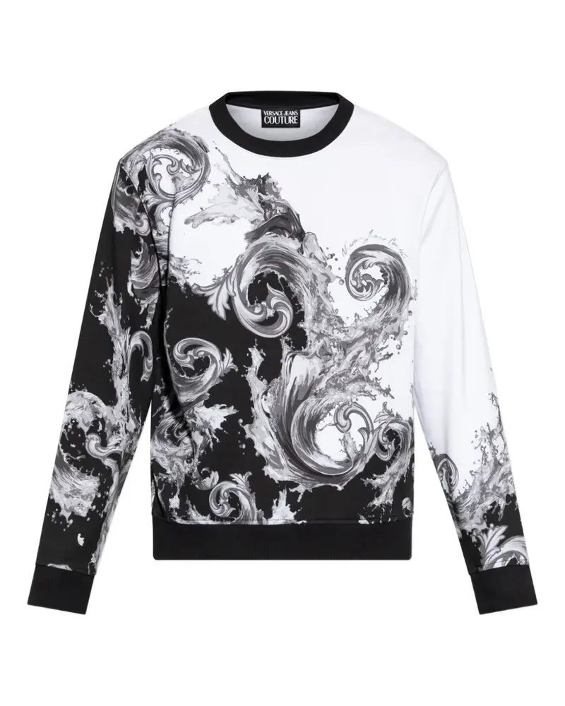 Versace Jeans graphic-print sweatshirt - Weiß Weiß