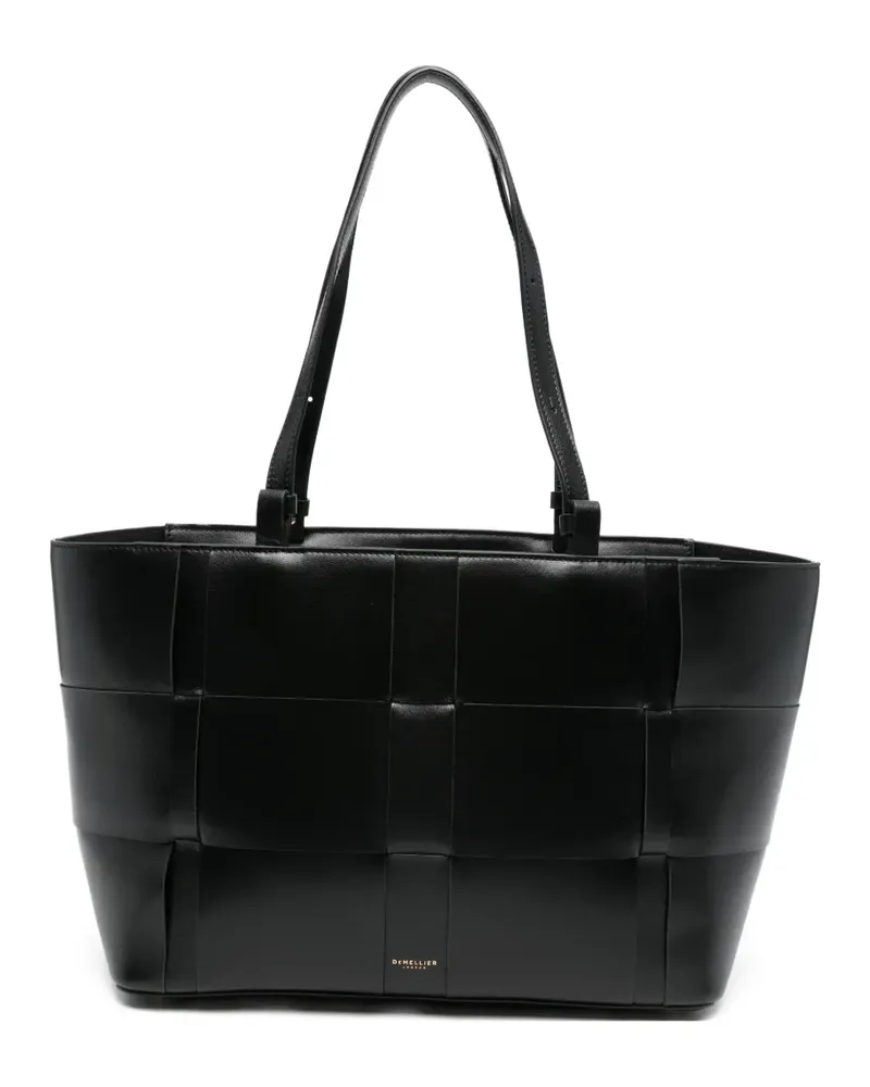 DeMELLIER Florence woven tote bag - Schwarz Schwarz