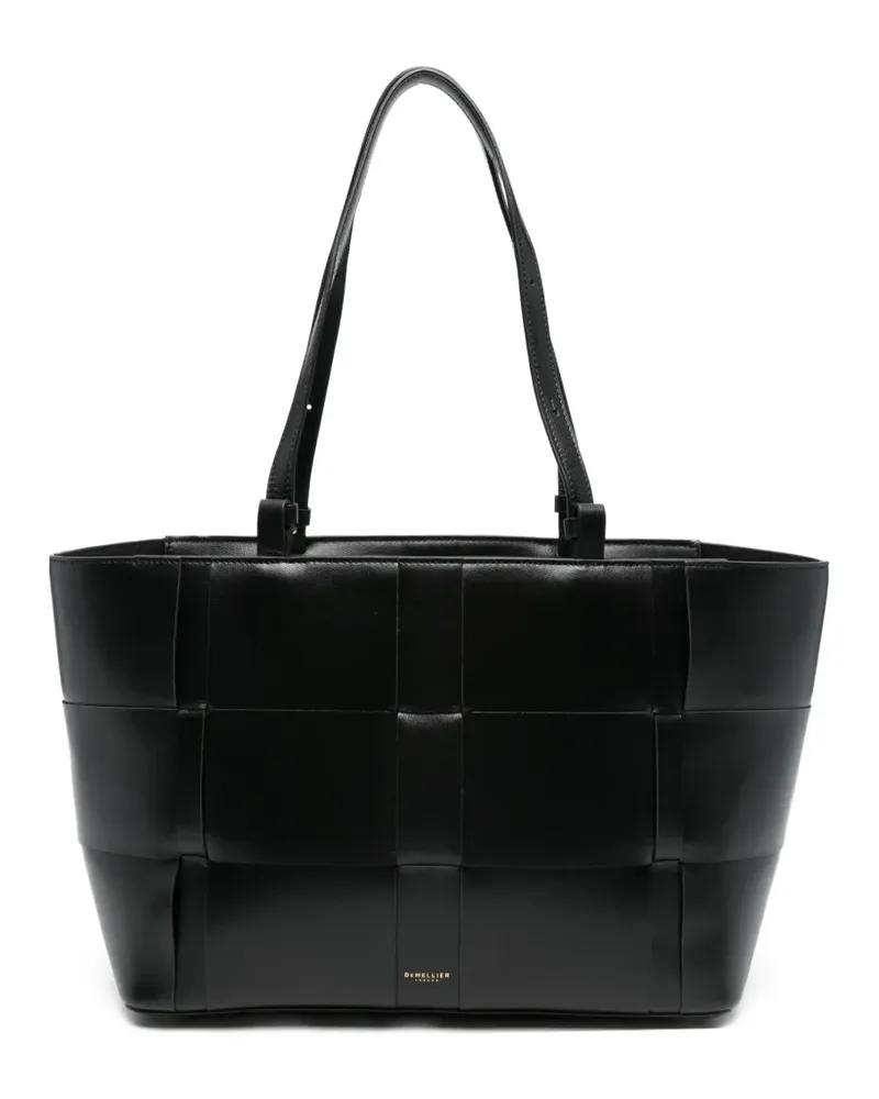 DeMELLIER Florence woven tote bag - Schwarz Schwarz