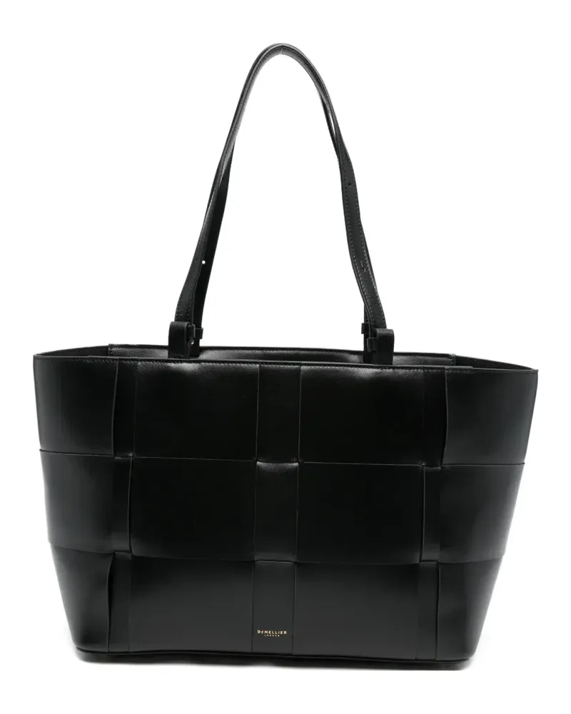 DeMELLIER Florence woven tote bag - Schwarz Schwarz