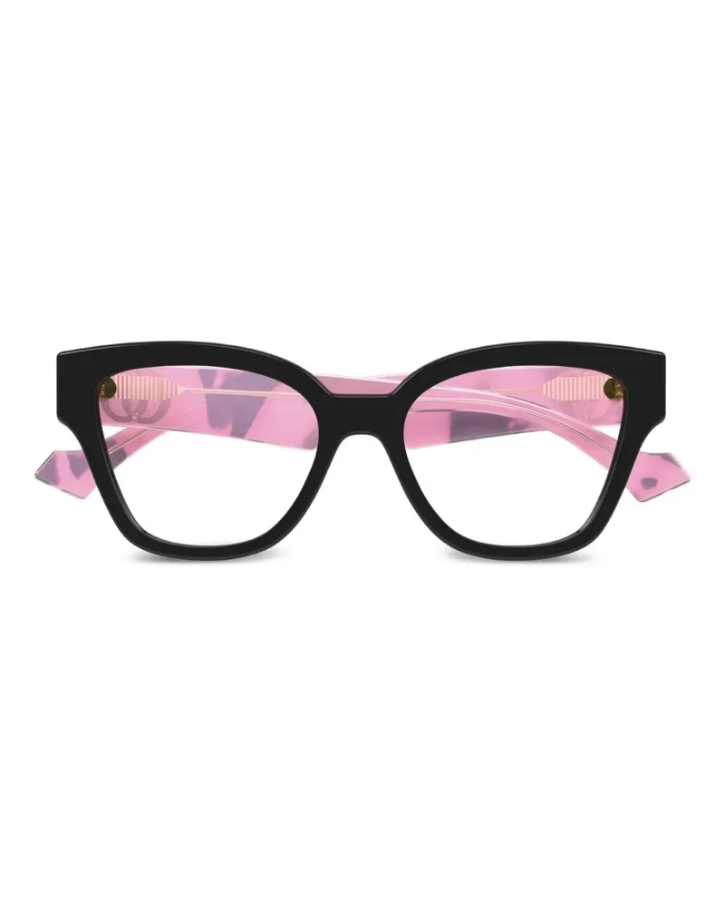 Gucci Brille im Cat-Eye-Design - Schwarz Schwarz