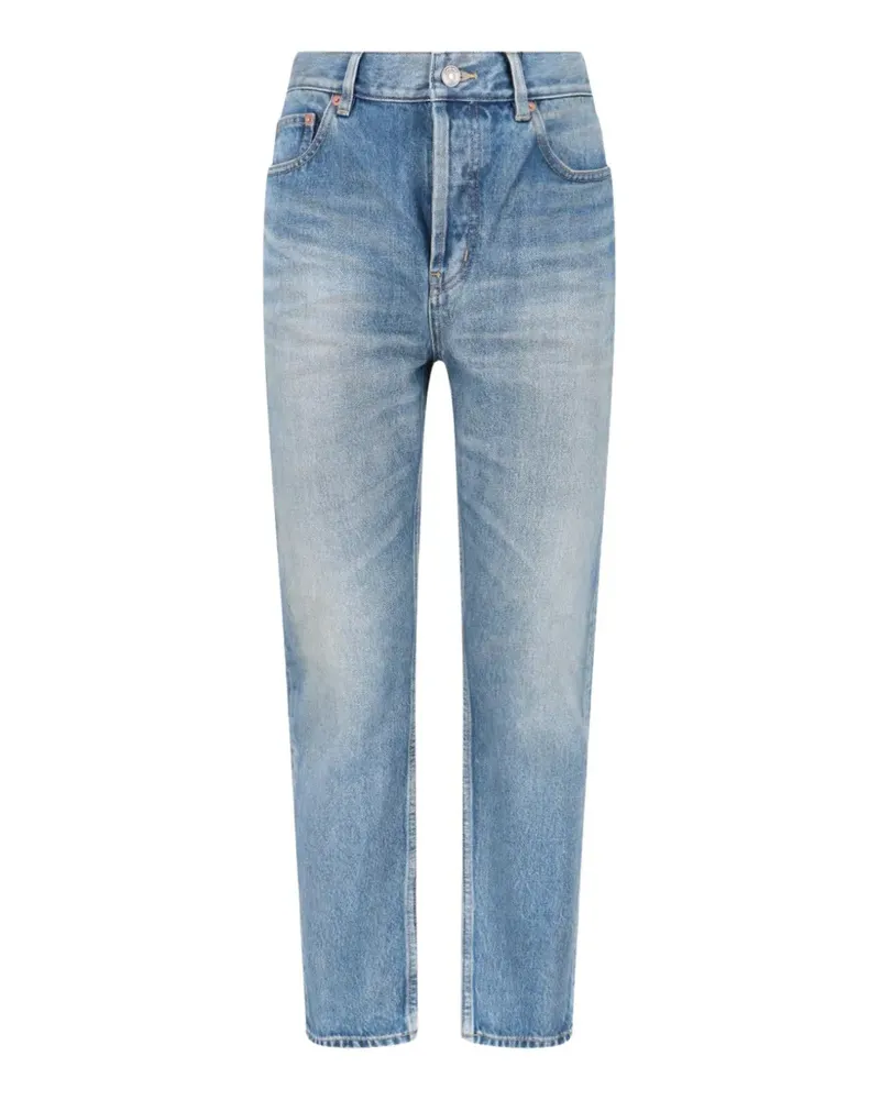Saint Laurent button slim jeans - Blau Blau