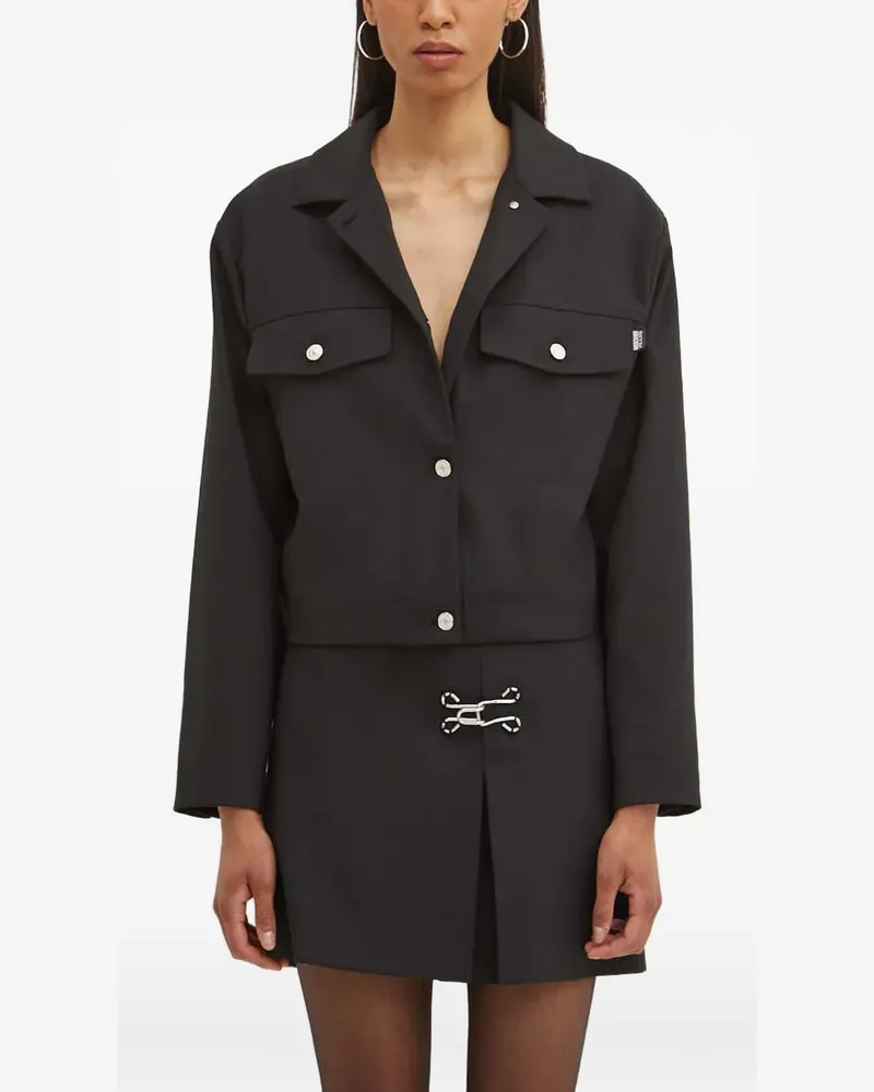 Moschino buttoned pocket jacket - Schwarz Schwarz