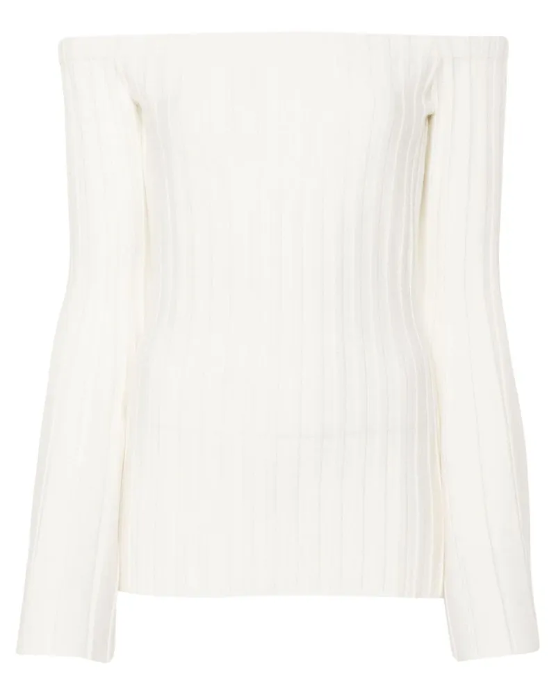 Gabriela Hearst Nelson off-shoulder Pullover Nude