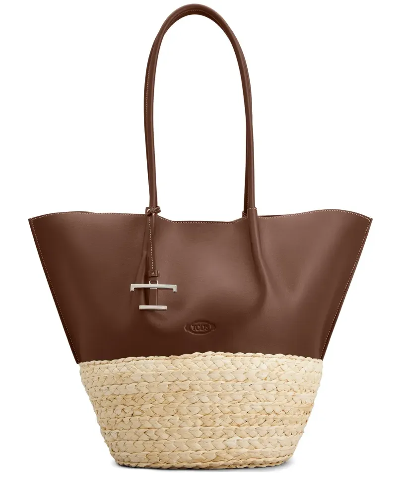 TOD'S Handtasche aus Leder - Braun Braun