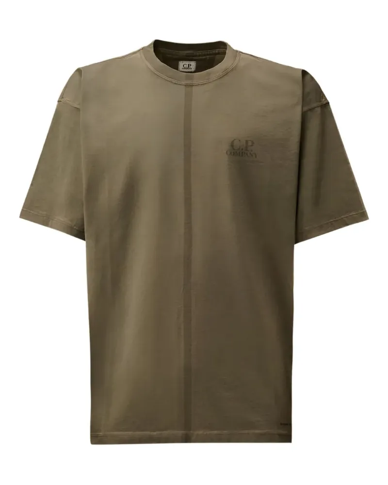 C.P. Company T-Shirt mit Logo-Print - Braun Braun