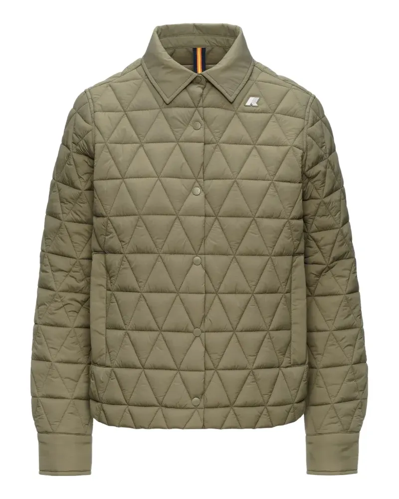 K-Way Nika diamond-quilted jacket - Grün Grün
