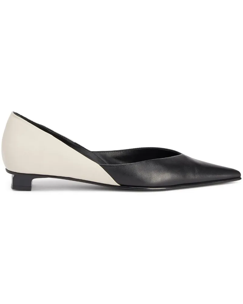 AMI Paris Lederpumps mit spitzer Kappe - Schwarz Schwarz