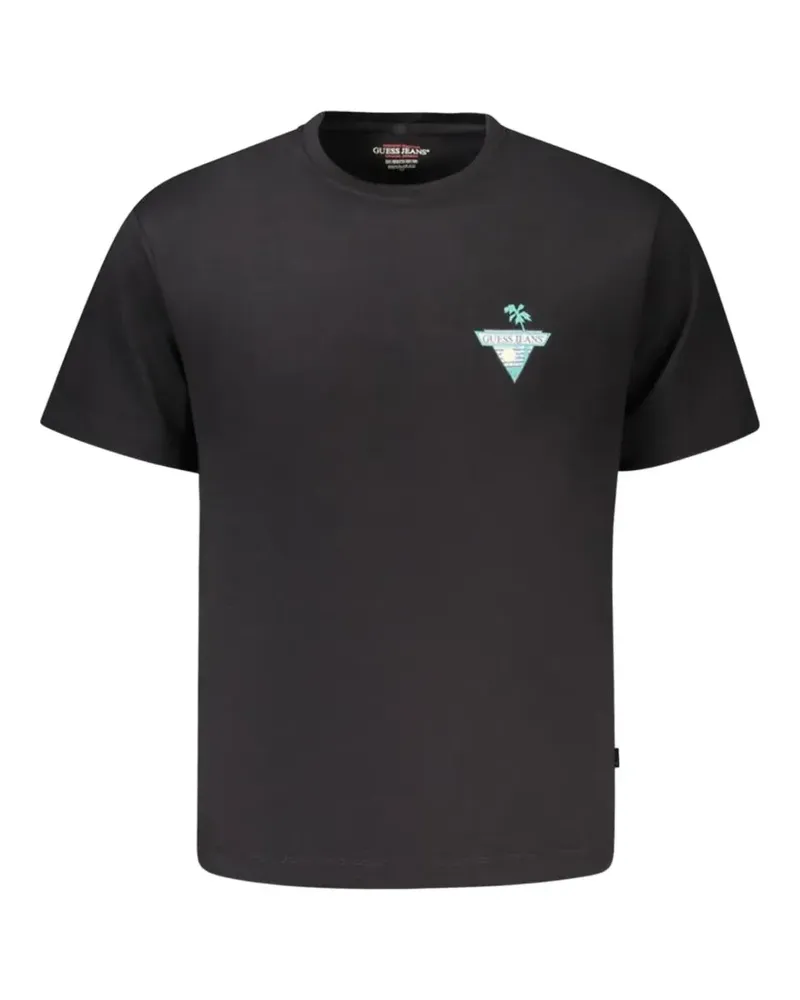 Guess graphic-print short-sleeve T-shirt - Schwarz Schwarz
