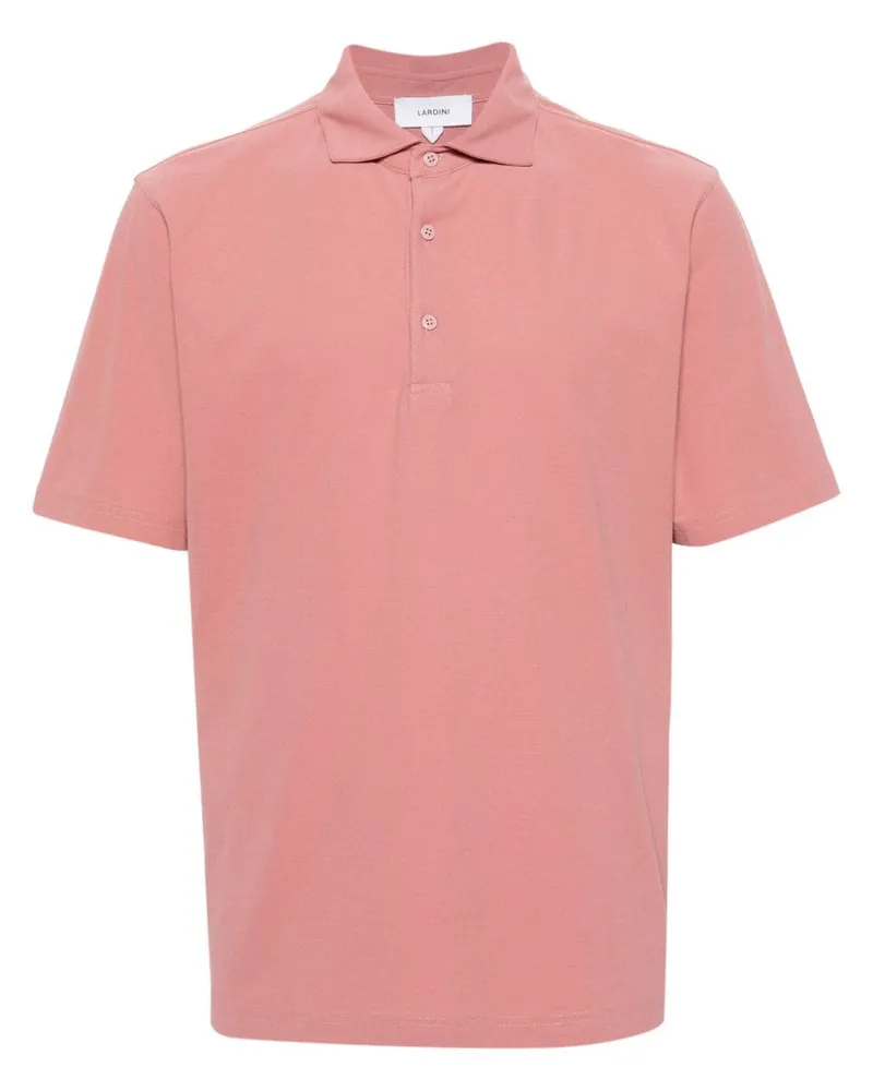 LARDINI Poloshirt mit kurzen Ärmeln Rosa