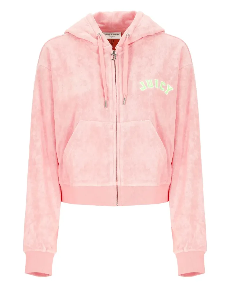 Juicy Couture Kapuzenjacke mit Logo-Stickerei - Rosa Rosa