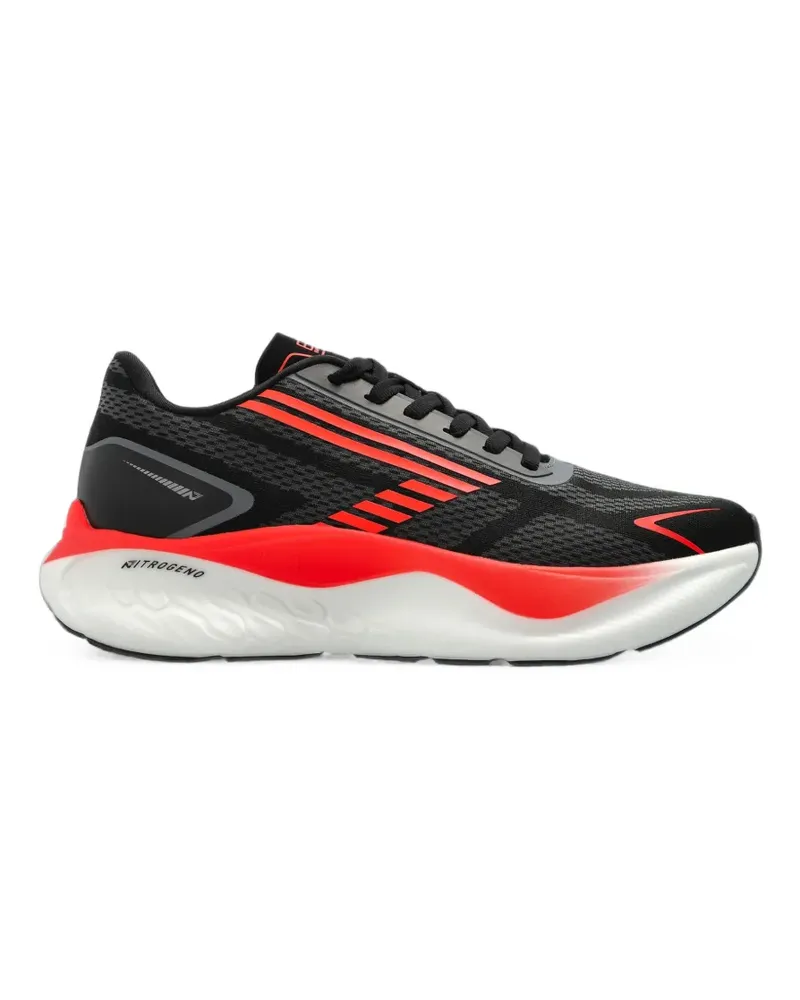 EA7 Nitro Wave 2 logo-print panelled sneakers - Schwarz Schwarz