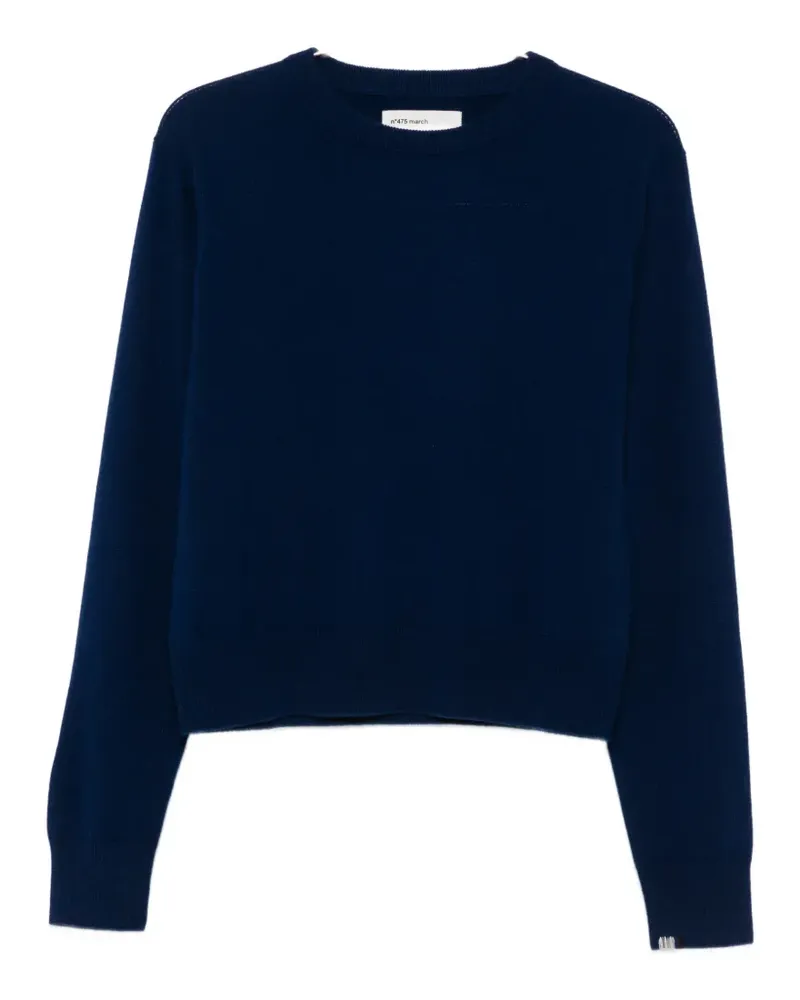 extreme cashmere March crew-neck long-sleeve sweater - Blau Blau