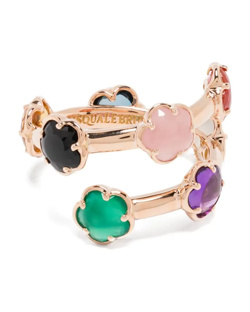 Pasquale Bruni 18kt Figlia dei Fiori Rotgoldring - Rosa Rosa